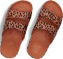 Freedom Moses ""Slippers Leo Toffee"" Caramel met Leopard print - Thumbnail 6