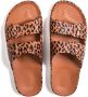 Freedom Moses ""Slippers Leo Toffee"" Caramel met Leopard print - Thumbnail 3
