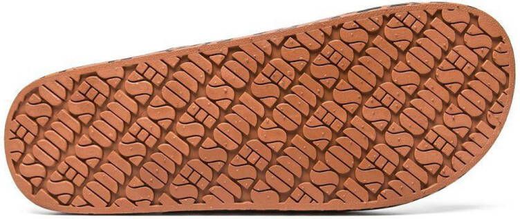 Freedom Moses Slippers Slides Leo Toffee Leopard Print Cognac