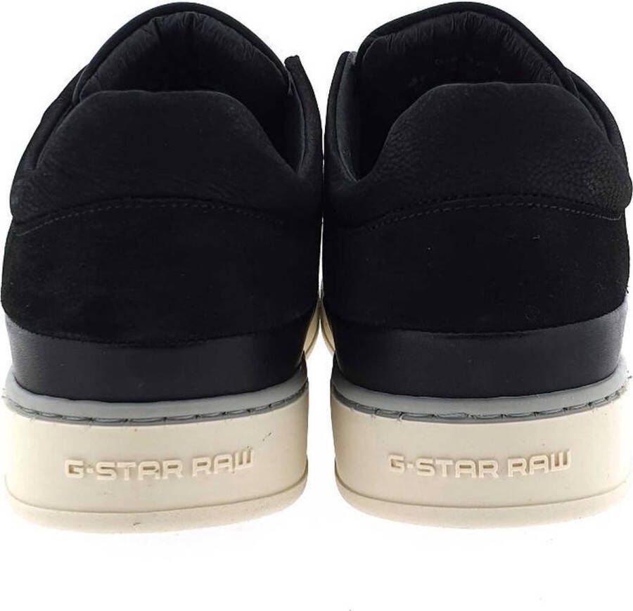 G-Star Sportieve leren sneakers met suède details Black Heren
