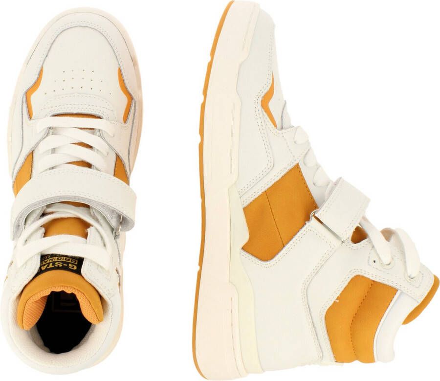 G-STAR Raw Attacc Mid Lea W Hoge sneakers Leren Sneaker Dames Wit