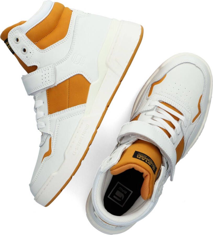 G-STAR Raw Attacc Mid Lea W Hoge sneakers Leren Sneaker Dames Wit