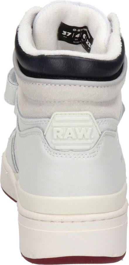 G-STAR Raw Attacc Mid Lea W Hoge sneakers Leren Sneaker Dames Wit