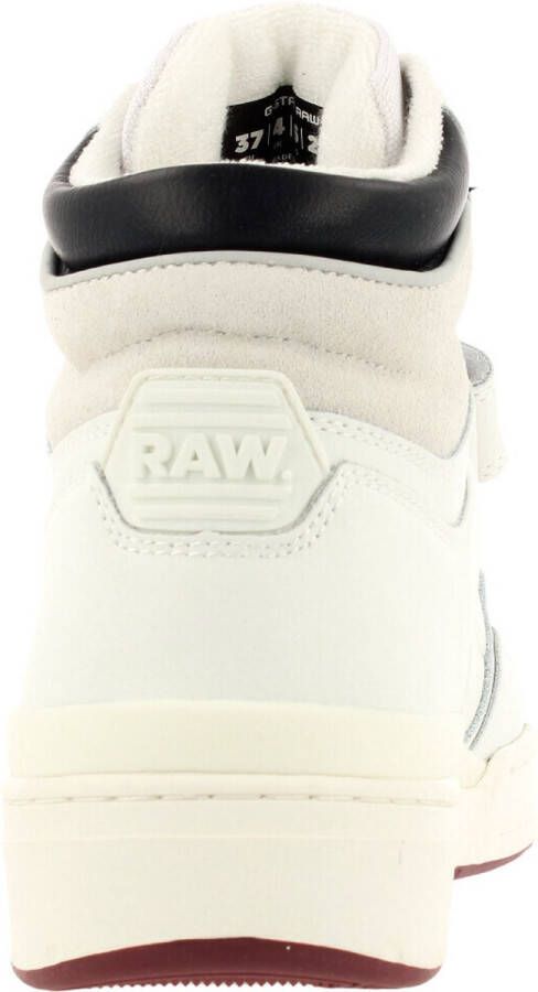 G-STAR Raw Attacc Mid Lea W Hoge sneakers Leren Sneaker Dames Wit