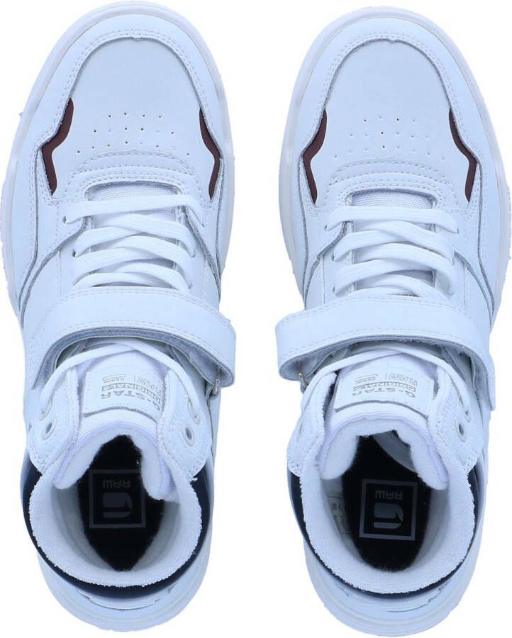 G-STAR Raw Attacc Mid Lea W Hoge sneakers Leren Sneaker Dames Wit
