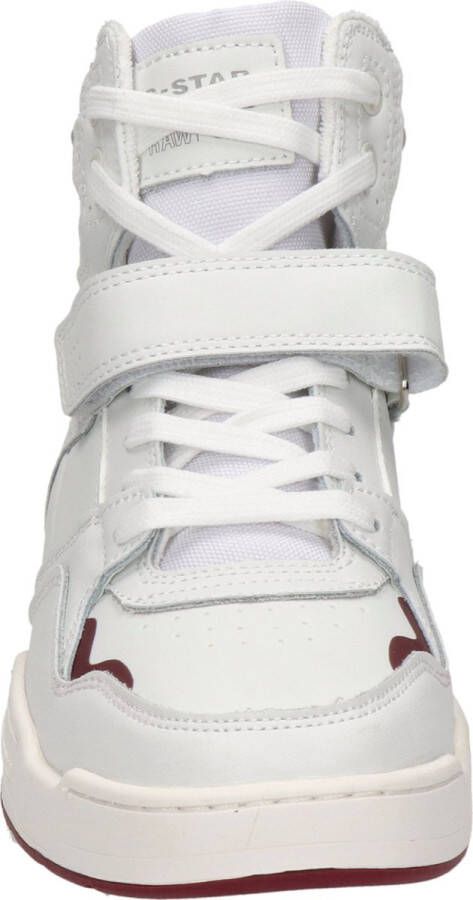 G-STAR Raw Attacc Mid Lea W Hoge sneakers Leren Sneaker Dames Wit