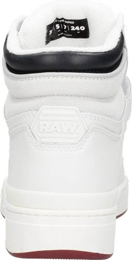 G-STAR Raw Attacc Mid Lea W Hoge sneakers Leren Sneaker Dames Wit