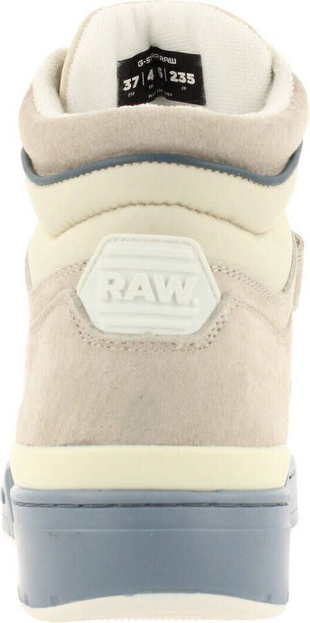 G-STAR Raw Attacc Mid Nub W Hoge sneakers Leren Sneaker Dames Beige