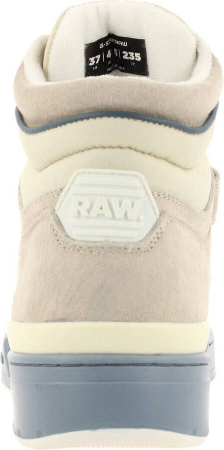 G-Star RAW Attacc Mid Nub W Hoge sneakers Leren Sneaker Dames Beige