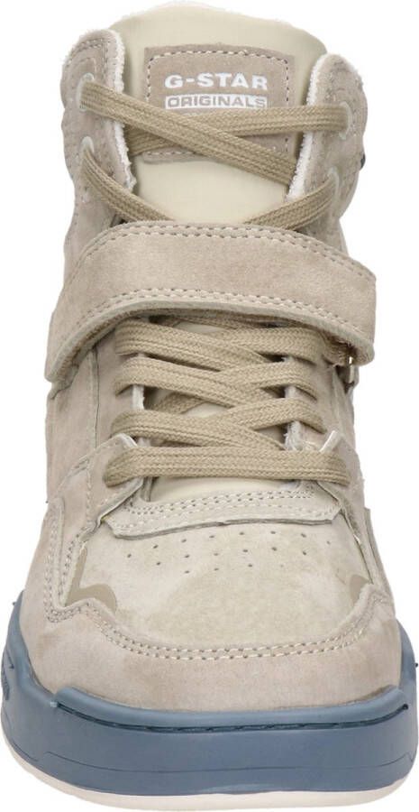 G-STAR Raw Attacc Mid Nub W Hoge sneakers Leren Sneaker Dames Beige