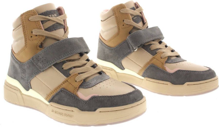 G-Star RAW Dames Sneakers Attacc Mid Zand