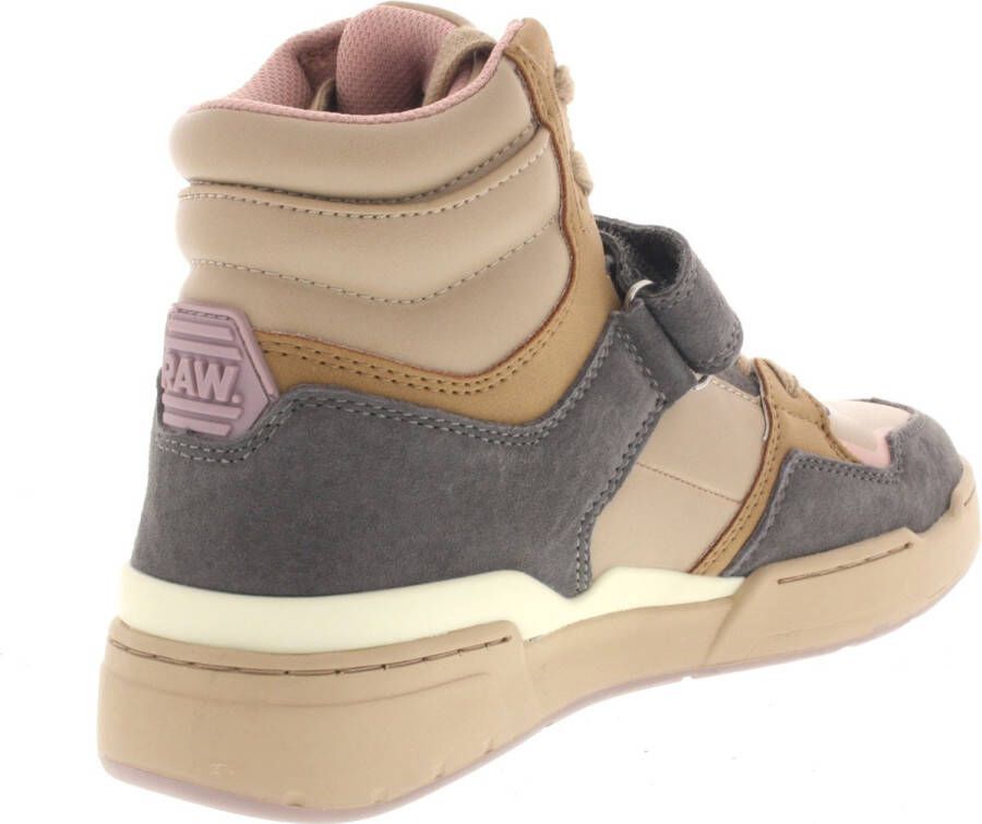 G-Star RAW Dames Sneakers Attacc Mid Zand