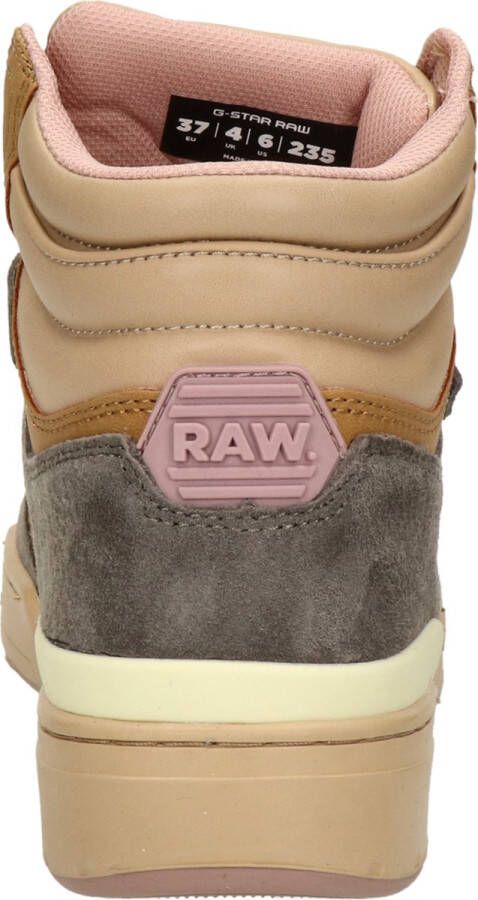 G-Star RAW Dames Sneakers Attacc Mid Zand