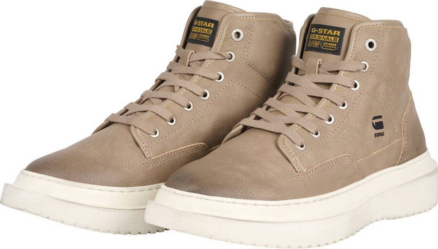 G-Star RAW Dexter Mid Nub M Hoge sneakers Leren Sneaker Heren Taupe