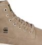 G-Star G Star Raw Dexter Mid Nub M Hoge sneakers Leren Sneaker Heren Taupe - Thumbnail 13