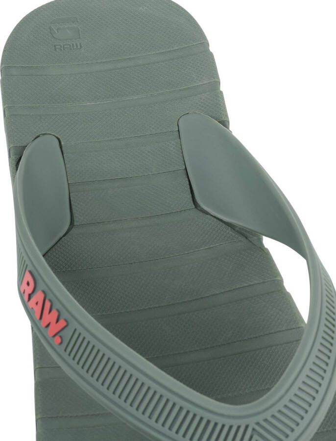 G-STAR Raw Flip-Flop Slide Male Olive Orange Slippers