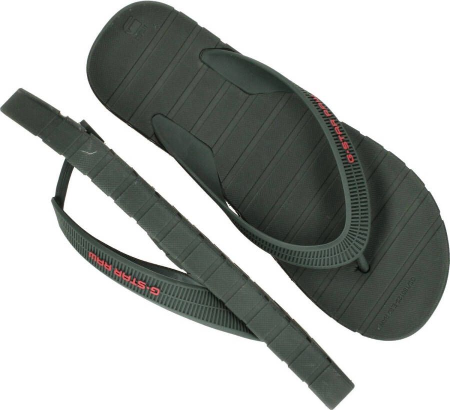 G-STAR Raw Flip-Flop Slide Male Olive Orange Slippers