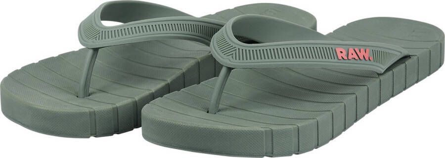 G-STAR Raw Flip-Flop Slide Male Olive Orange Slippers
