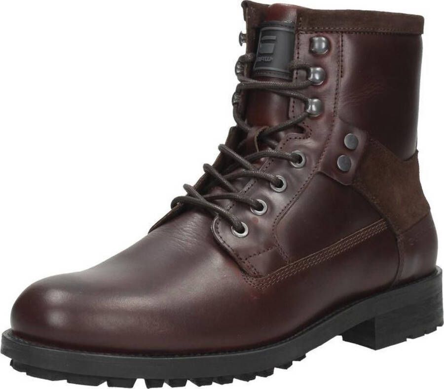 G-STAR Patton VI MID LEA M Veterschoenen Hoog donkerbruin