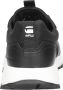 G-Star G Star Raw Theq Run Lgo Mtc M Lage sneakers Heren Zwart - Thumbnail 9