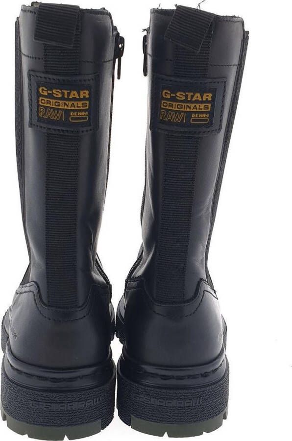 G-STAR Raw Kafey Hgh Chs Lea W Chelsea boots Enkellaarsjes Dames Zwart