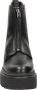 G-Star G Star Raw Kafey Pfm Hgh Lea Dnm W Veterboots Laarzen Met Veters Dames Zwart - Thumbnail 11