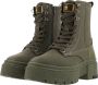 G-Star G Star Raw Kafey Pfm Hgh Lace K Veterboots Laarzen Met Veters Meisjes Groen - Thumbnail 10