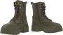 G-Star G Star Raw Kafey Pfm Hgh Lace K Veterboots Laarzen Met Veters Meisjes Groen - Thumbnail 9