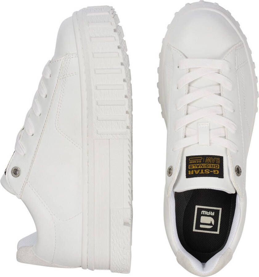 G-STAR Raw Lhana Lage sneakers Leren Sneaker Dames Wit