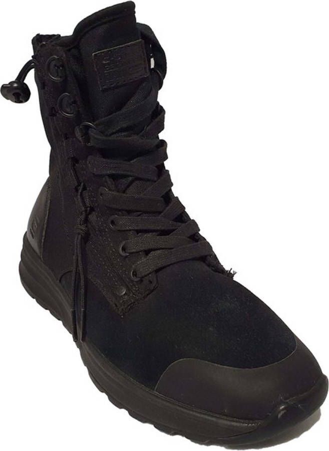 G-STAR Raw Mens Veterboot Cargo Suede Synth Textile Mix D06399-8393-990 Black