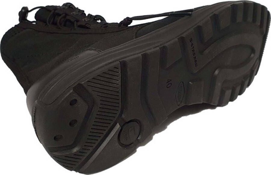 G-STAR Raw Mens Veterboot Cargo Suede Synth Textile Mix D06399-8393-990 Black