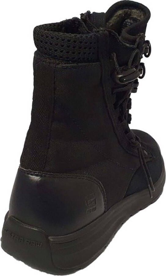 G-STAR Raw Mens Veterboot Cargo Suede Synth Textile Mix D06399-8393-990 Black