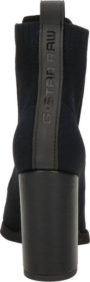 G-Star Gebreide enkellaars met blokhak en ritssluiting Black Dames - Foto 13