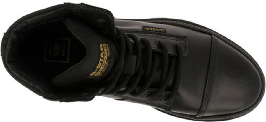 G-STAR Raw Noxer Hgh Lea Nyl W Veterboots Laarzen Met Veters Dames Zwart