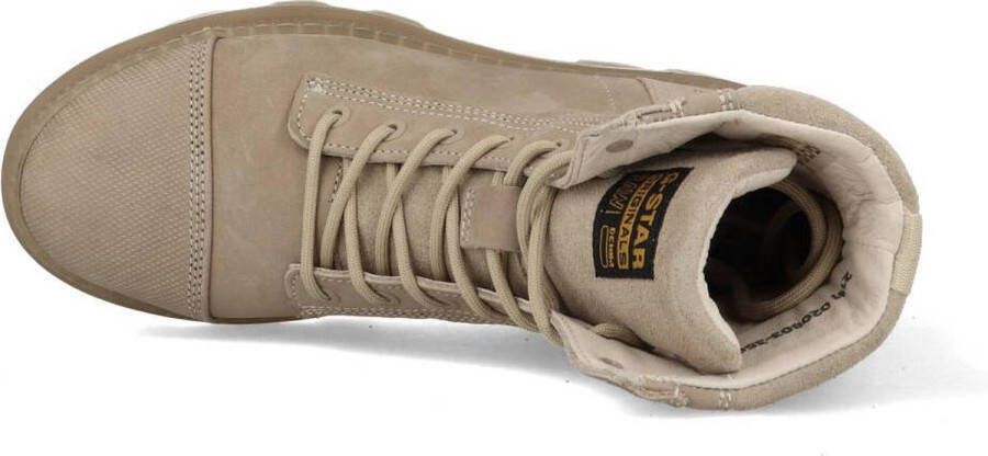 G-STAR Raw Noxer Hgh Nub W Veterboots Laarzen Met Veters Dames Camel