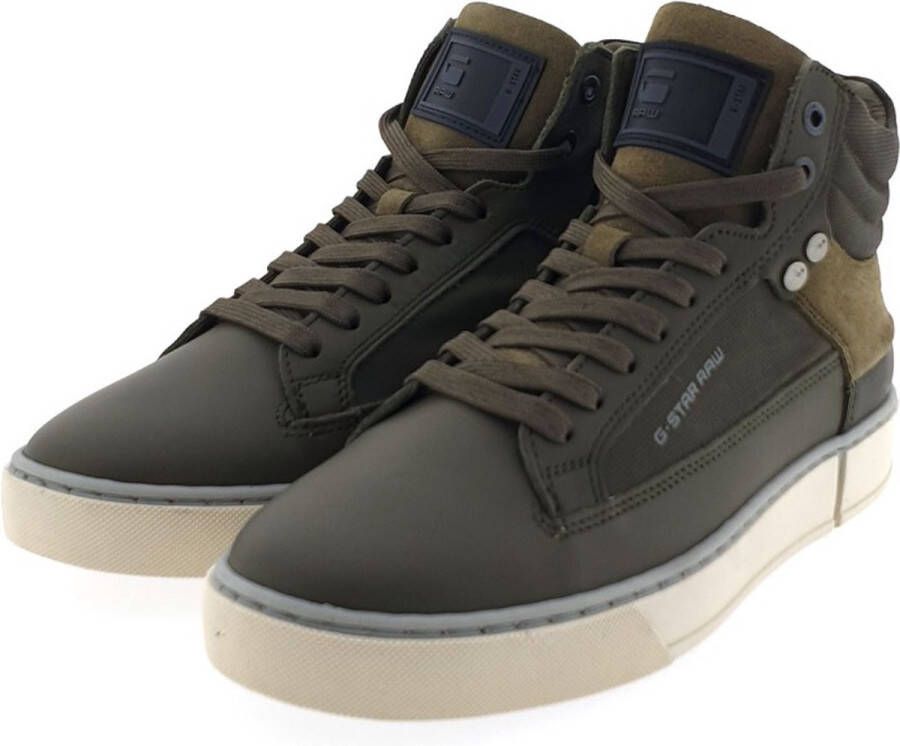 G-Star Raw Ravond Mid Bsc Dnm M Hoge sneakers Leren Sneaker Heren Groen