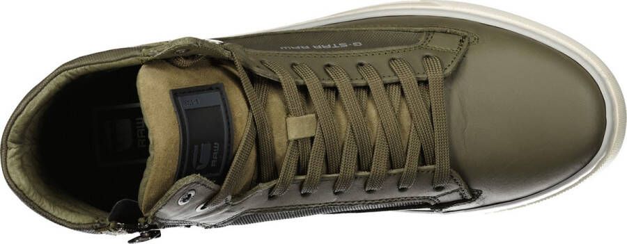 G-Star Raw Ravond Mid Bsc Dnm M Hoge sneakers Leren Sneaker Heren Groen