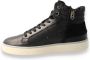 G-Star G Star Raw Ravond Mid Bsc M Hoge sneakers Leren Sneaker Heren Zwart - Thumbnail 13