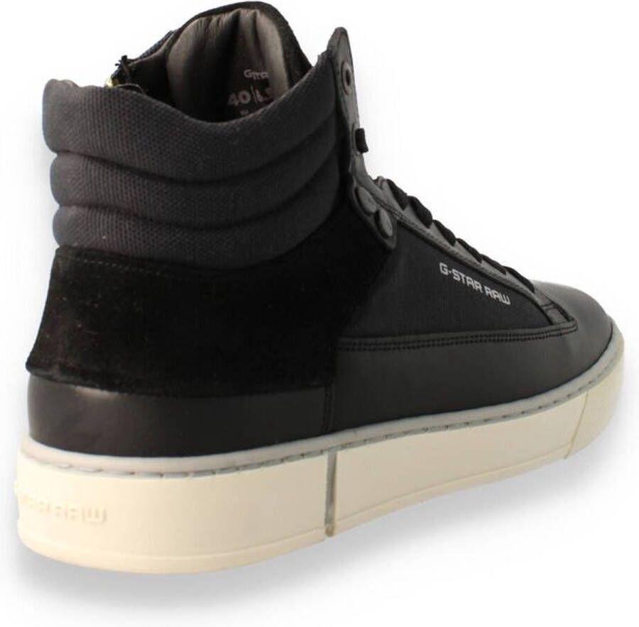 G-Star RAW Ravond Mid Bsc M Hoge sneakers Leren Sneaker Heren Zwart