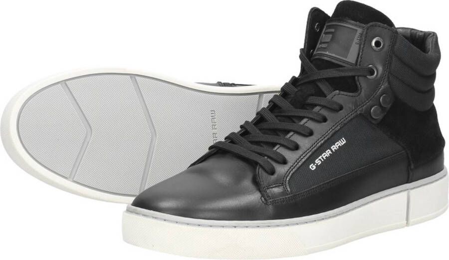 G-Star RAW Ravond Mid Bsc M Hoge sneakers Leren Sneaker Heren Zwart