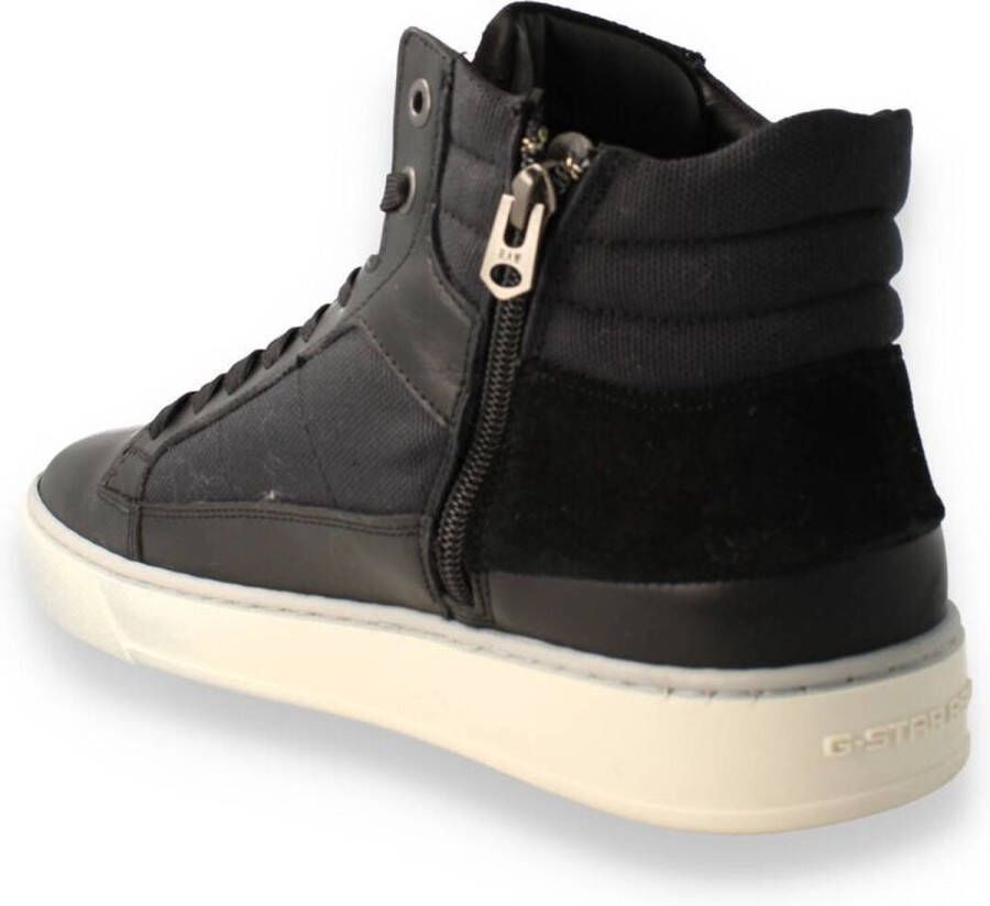 G-Star RAW Ravond Mid Bsc M Hoge sneakers Leren Sneaker Heren Zwart