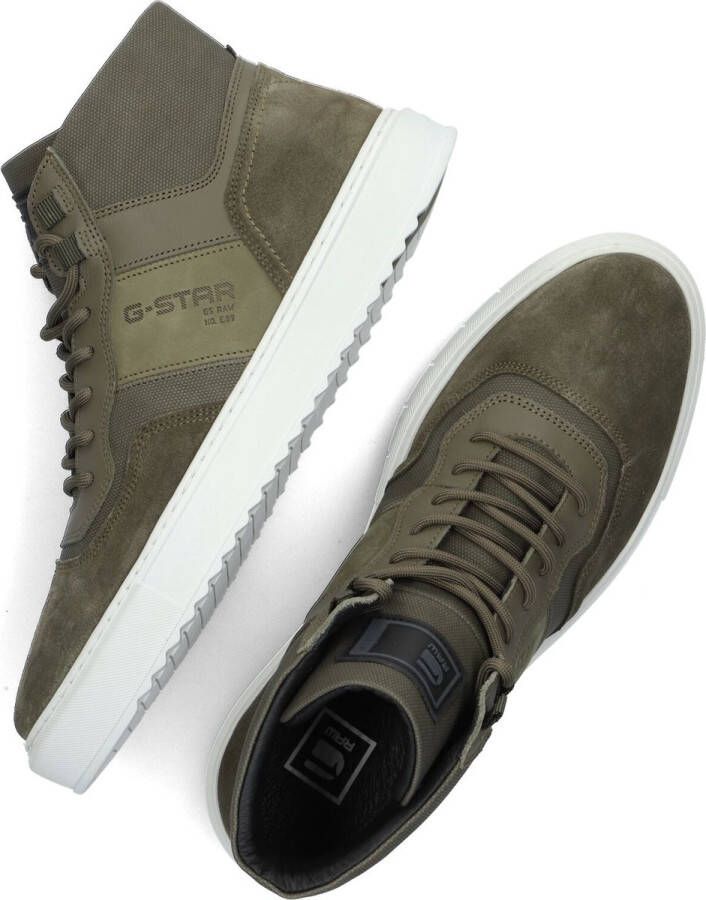 G-Star RAW Rocup Ii Mid Lea M Hoge sneakers Heren Groen