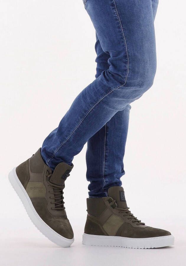 G-Star RAW Rocup Ii Mid Lea M Hoge sneakers Heren Groen