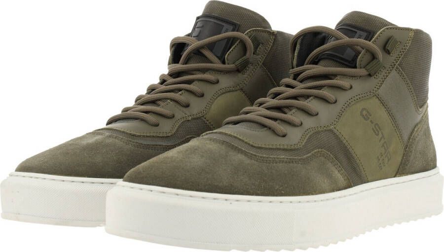 G-Star RAW Rocup Ii Mid Lea M Hoge sneakers Heren Groen