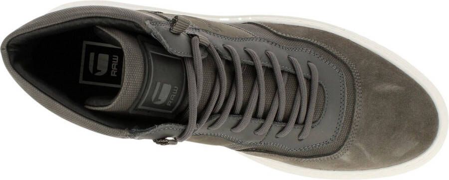 G-STAR Raw Rocup Ii Mid Lea M Hoge sneakers Leren Sneaker Heren Grijs