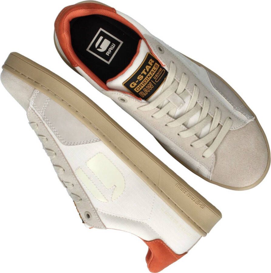 G-STAR Raw Sneaker Male Offwhite Orange Sneakers