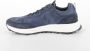 G-Star G Star Raw Theq Run Lgo Mtc M Lage sneakers Heren Blauw - Thumbnail 13