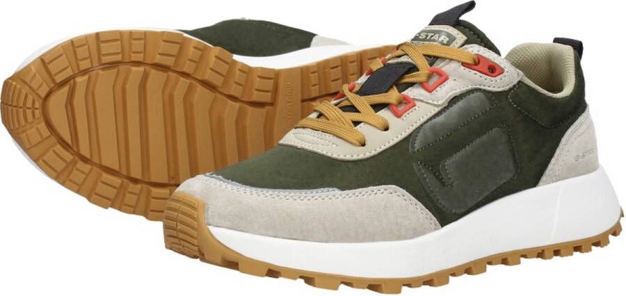 G-Star RAW Theq Run Lgo Nyl W Lage sneakers Dames Groen