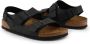 Birkenstock Zwarte Sandalen met Leren en Synthetische Voering Black - Thumbnail 14