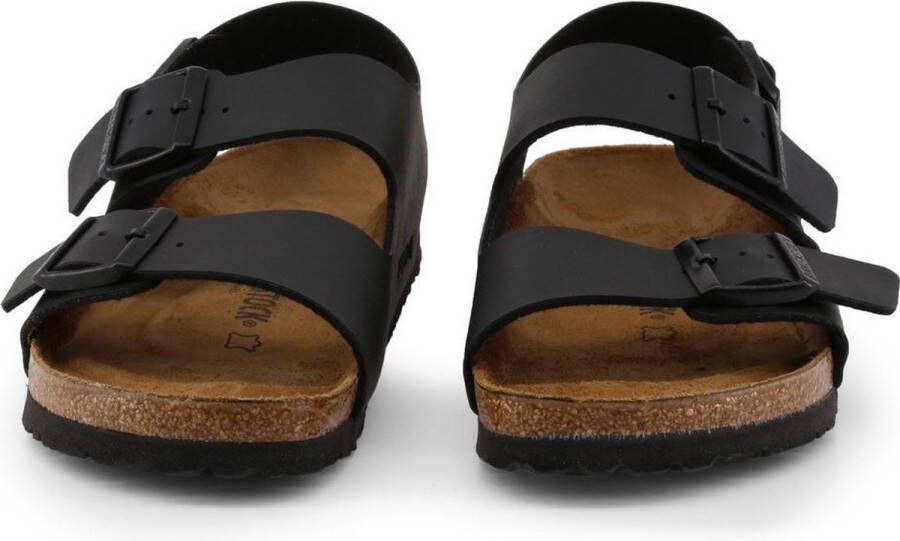 Birkenstock Zwarte Sandalen met Leren en Synthetische Voering Black - Foto 15